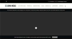 Desktop Screenshot of gowa-meble.pl